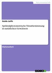 Spektralphotometrische Nitratbestimmung in natürlichen Gewässern