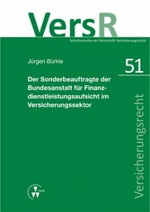 Der Sonderbeauftragte der Bundesanstalt für Finanzdienstleistungsaufsicht im Versicherungssektor