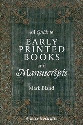 A Guide to Early Printed Books and Manuscripts