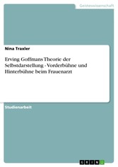 Erving Goffmans Theorie der Selbstdarstellung - Vorderbühne und Hinterbühne beim Frauenarzt