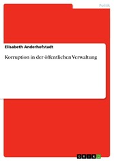 Korruption in der öffentlichen Verwaltung