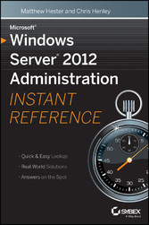 Microsoft Windows Server 2012 Administration Instant Reference