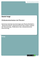 Dokumentarismus im Theater