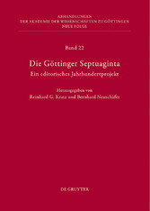 Die Göttinger Septuaginta