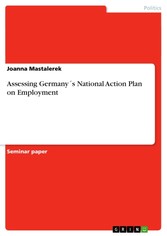 Assessing Germany´s National Action Plan on Employment