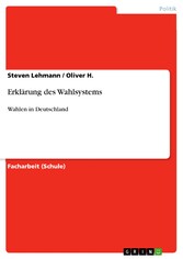 Erklärung des Wahlsystems