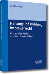 Haftung und Duldung im Steuerrecht