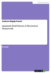 Quantum Field Theory, A Theoretical Framework