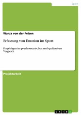 Erfassung von Emotion im Sport