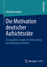 Die Motivation deutscher Aufsichtsräte