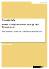 Extern wahrgenommenes Prestige und Commitment