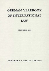 German Yearbook of International Law / Jahrbuch für Internationales Recht.