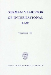 German Yearbook of International Law / Jahrbuch für Internationales Recht.