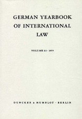 German Yearbook of International Law / Jahrbuch für Internationales Recht.