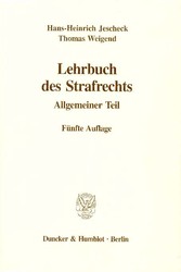 Lehrbuch des Strafrechts.