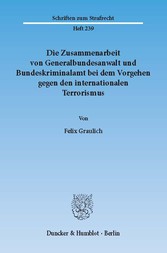 Die Zusammenarbeit von Generalbundesanwalt und Bundeskriminalamt bei dem Vorgehen gegen den internationalen Terrorismus.