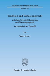 Tradition und Verfassungsrecht