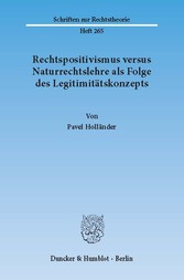 Rechtspositivismus versus Naturrechtslehre als Folge des Legitimitätskonzepts.