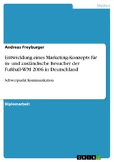 Entwicklung eines Marketing-Konzepts für in- und ausländische Besucher der Fußball-WM 2006 in Deutschland