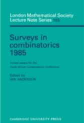 Surveys in Combinatorics 1985