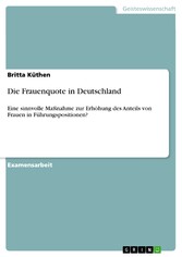 Die Frauenquote in Deutschland