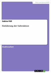 Einführung der Subtraktion