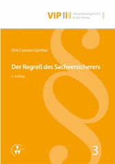 Der Regreß des Sachversicherers